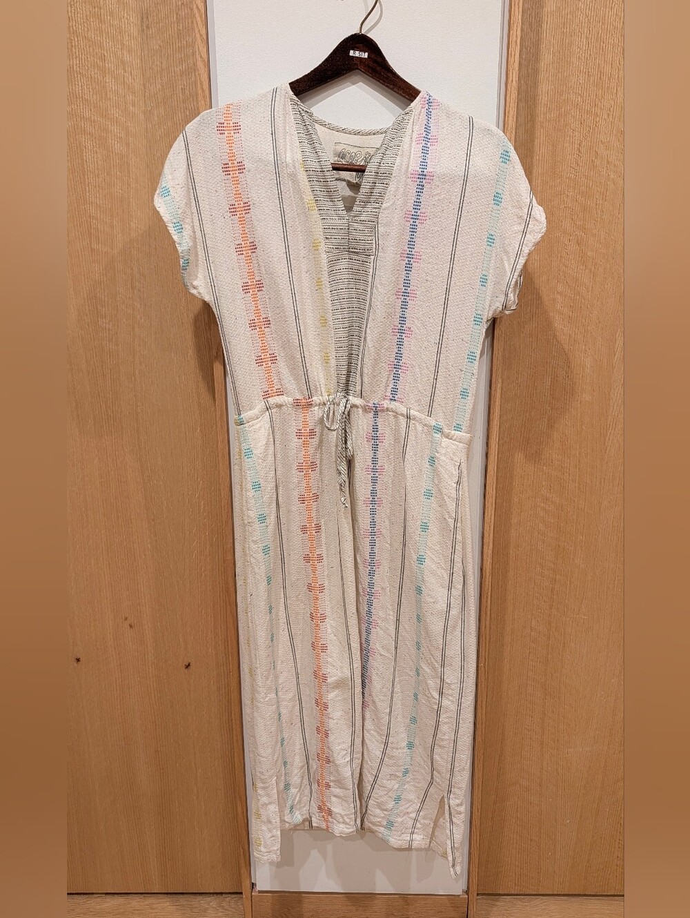 Ace & Jig Sz S One-Piece Dress with Multicolor Stripe Detail